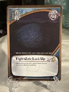 Naruto CCG 1X Eight Gate Lock Up 664 1st Edition Lightning Mission NM  - Picture 1 of 2