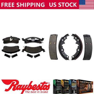 Kit de pastillas de freno y zapatas de freno delanteras traseras de cerámica para Buick Skylark 1990 Foto 1 de 4