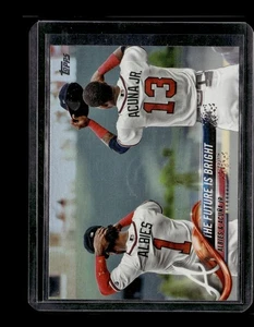 2018 Topps Update Rainbow Foil #US43 The Future is Bright - Acuna / Albies - Picture 1 of 2