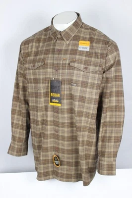 Мужская фланелевая рубашка с длинным рукавом Ariat с арматурой шоколадная крошка 10052850 - Изображение 1 из 4