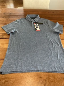 Banana Republic Men's Luxe Touch Performance Polo Shirt, Blue, Size M. A2 - Picture 1 of 10