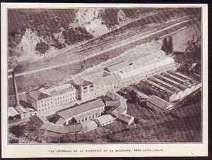 1924 -- PAPETERIE DE MOULASSE LUFTBILD R111 - Bild 1 von 1