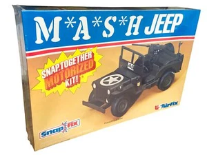US Airfix 8001 1/24 M*A*S*H Jeep Snap Together Motorized Plastic Model Kit 1979 - Picture 1 of 1
