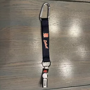Detroit Tigers Logo Key Strap Carabiner Keychain Keyring Authentic MLB Licensed - Picture 1 of 2