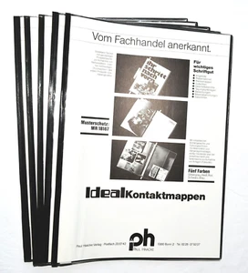 5 x Präsentationsmappe Angebotsmappe ROBUST mit Deckeltasche und Abheftmechanik - Bild 1 von 5