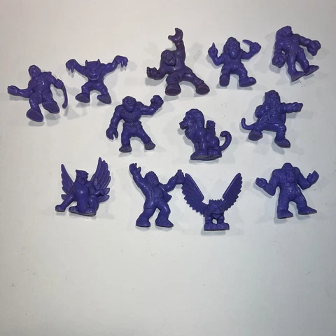 VINTAGE MATCHBOX MONSTERS IN MY POCKET 12 FIGURES Purple Monsters Series 1 Cover