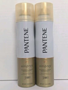 2 PACK Pantene Pro-V Airspray Hairspray Level 3 Hold Alcohol Free Flexible 7 oz - Picture 1 of 2