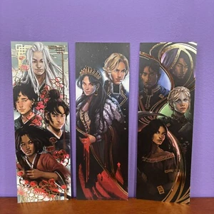 Fairyloot Hidden Identities Foiled Bookmarks: Poppy War, Blood Heir, Ember Ashes - Picture 1 of 1