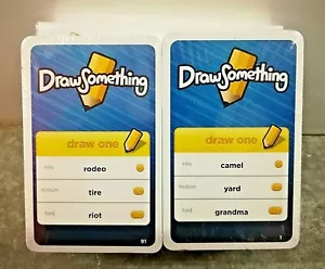Draw Something Authentic Ricambi 2 Mazzi di Carte con Pad Sigillato Nuovo con scatola - Foto 1 di 4