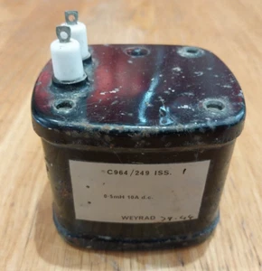Weyrad C964/249 0.5mH Choke / Inductor 10A dc (1979) - Tested - Picture 1 of 3