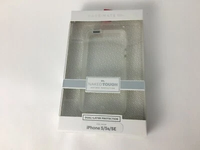 2x Funda Case-Mate Desnuda Resistente Transparente Delgada Doble Capa para iPhone SE 5S 5 Transparente Foto 1 de 4