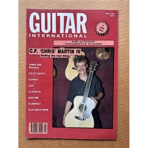 C.F. MARTIN GUITAR INTERNATIONAL MAGAZINE MAY 1991 - CHRIS MARTIN cover with mor - Picture 1 of 1