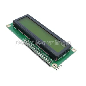IIC/I2C/TWI/SPI serielle Schnittstelle1602 16X2 Zeichen LCD-Modul gelbes Display - Bild 1 von 4