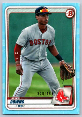 2020 Bowman Draft Sky Blue #BD5 Jeter Downs 499 (ref 169911) - Image 1 of 2