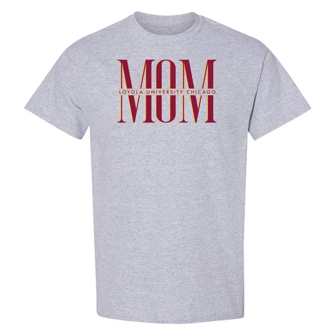 Loyola Chicago Ramblers Classic Mom T-Shirt - Sport Grey Cover