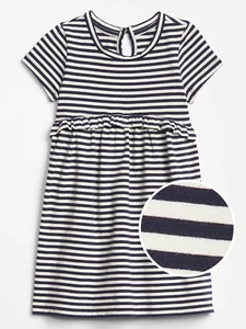Gap Toddler Girl's Print Short Sleeve Ruffle Dress - 4 Years - Picture 1 of 1