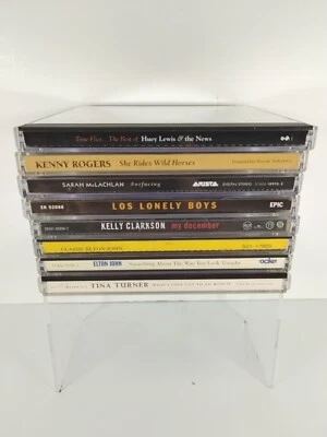 LOT OF 8 CDS ELTON JOHN KELLY CLARKSON KENNY ROGERS TINA TURNER HUEY LEWIS READ - Image 1 of 4