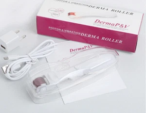 BIO Electric Derma Roller with LED Light Skin Beauty Roller for Wrinkle Remover - Picture 1 of 3