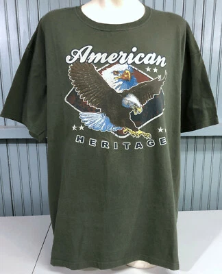 Camiseta American Heritage Patriotic Eagle Claw Flying XXL  Foto 1 de 3