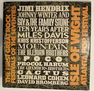 The First Great Rock Festivals Of The Seventies 3x Vinyl LP VG+ Isle Wight More - Picture 1 of 17