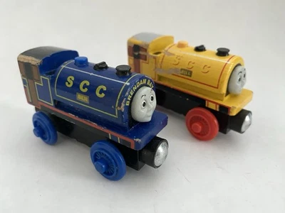 Thomas & Friends (2) motores de tanque de madera BILL (amarillo) y BEN (azul) BDG18 Foto 1 de 4
