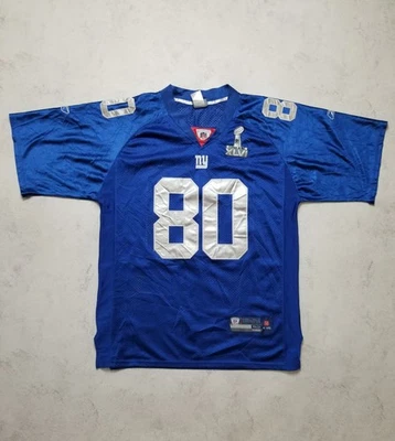 Camiseta cosida Reebok New York Giants Victor Cruz #80 Super Bowl NFL para hombre talla 52 Foto 1 de 4