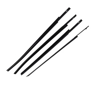 4x Window Sweep Belt Weatherstrip for Toyota Tundra CrewMax 2007-19 68164-0C020 - Imagen 1 de 12