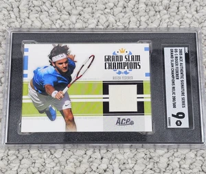 2005 Ace Authentic Signature Series Roger Federer Grand Slam Relic # /500 SGC 9 - Picture 1 of 2