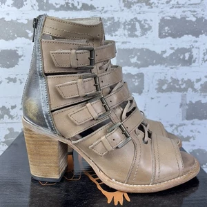 Freebird Braeden Blush Gladiator Sandale Stiefel Gr. 9 Riemchen klobig zehenfrei braun - Bild 1 von 19