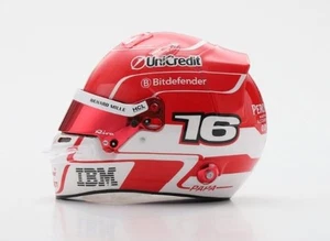 LOOKSMART LSHEL 009 HELMET CASCO LECLERC UFFICIALE GP 2025 1/5 F1 SCALE MODEL - Foto 1 di 3