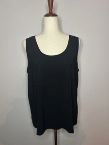 Schwarzes fließendes Tanktop der Marke Slinky - Bild 1 von 4