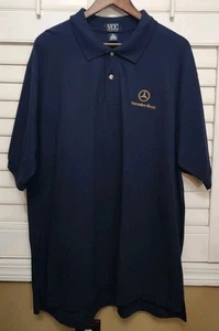 Mercedes Benz Poloshirt Herren XL dunkelblau Kragen Golf - Bild 1 von 7