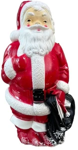 Vintage Blow Mold Santa Claus Empire Tabletop 1968 Christmas Light Up 13" - USA - Picture 1 of 9