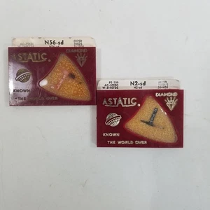Posten 2 Astatic Diamond Nadeln Plattenspieler N2 SD N56 SD Vintage Audio - Bild 1 von 4