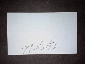 Tarjeta índice firmada 3x5 Michael Brantley, INDIANS (debut 2009) (HS) - Imagen 1 de 1
