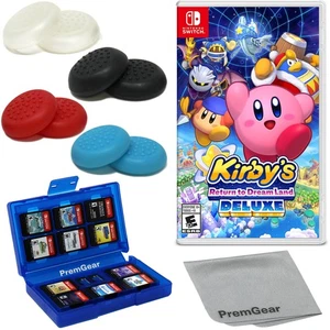 Kirby’s Return to Dream Land Deluxe, con empuñaduras para el pulgar, portatarjetas de juego de 24 ranuras - Imagen 1 de 9
