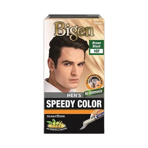 Bigen Hair Mens Speedy Colour Brown Black 102 - Picture 1 of 3