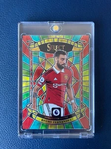 2022-23 Panini Select EPL Stained Glass Bruno Fernandes - Picture 1 of 2