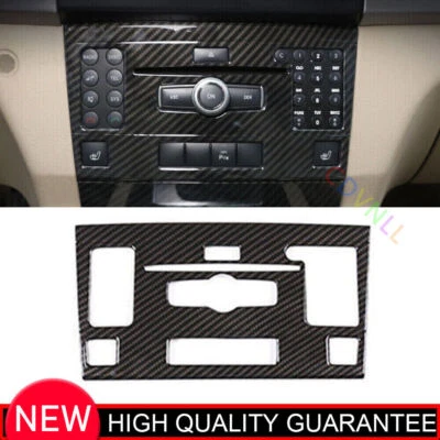 For Mercedes-Benz GLK 2009-2012 Carbon Fiber Console Volume Button Frame Trim 1* - Image 1 of 4