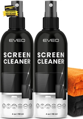 Bildschirmreiniger Spray - TV Bildschirmreiniger Spray und Mikrofasertuch Set, berechnen - Bild 1 von 4