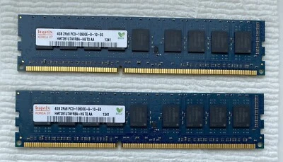 Hynix HMT351U7AFR8A-H9 PC3-10600E 4GB RAM Memory Module - Image 1 of 3