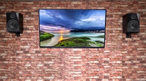 (2) Rockville APM8B 8" 250W Powered USB Studio Monitor Speakers+Wall Brackets - Picture 1 of 10