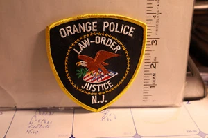 police patch   ORANGE POLICE NEW JERSEY LAW AND ORDER - Picture 1 of 1