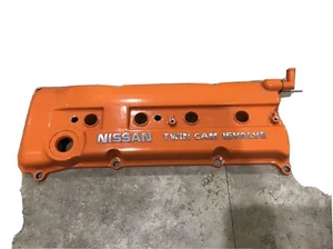 Nissan  Altima  1998-2001 2.4L  Twin Cam  Orange Powdered Coated Valve Cover - Picture 1 of 8