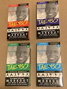 Tae Bo Workout Set of 4 VHS Tapes - Picture 1 of 12