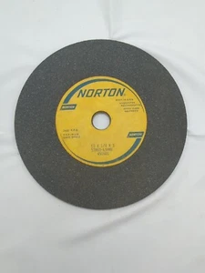 Rueda de molienda Norton 57A60-L5VBE 10"" x 1/4"" x 1"" 2485 rpm máximo nuevo de lote antiguo - Imagen 1 de 2