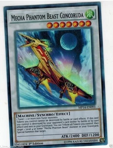 Mecha Phantom Beast of Concoruda Mp14 X 1 Mint  1st  YUGIOH SUPER HOLO  - Picture 1 of 1