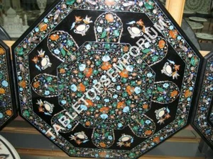 48" Marble Center Table Top Marquetry Birds Art Inlay Decorative Home Gift E840B - Picture 1 of 4
