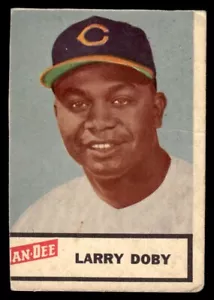 1954 Dan-Dee Potato Chips Baseball Lary Doby Trimmed - Picture 1 of 2