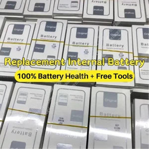 Replacement Internal Battery For iPhone XR XS 11 12 13 14 Pro Tool Adhesive Lot - Picture 1 of 35